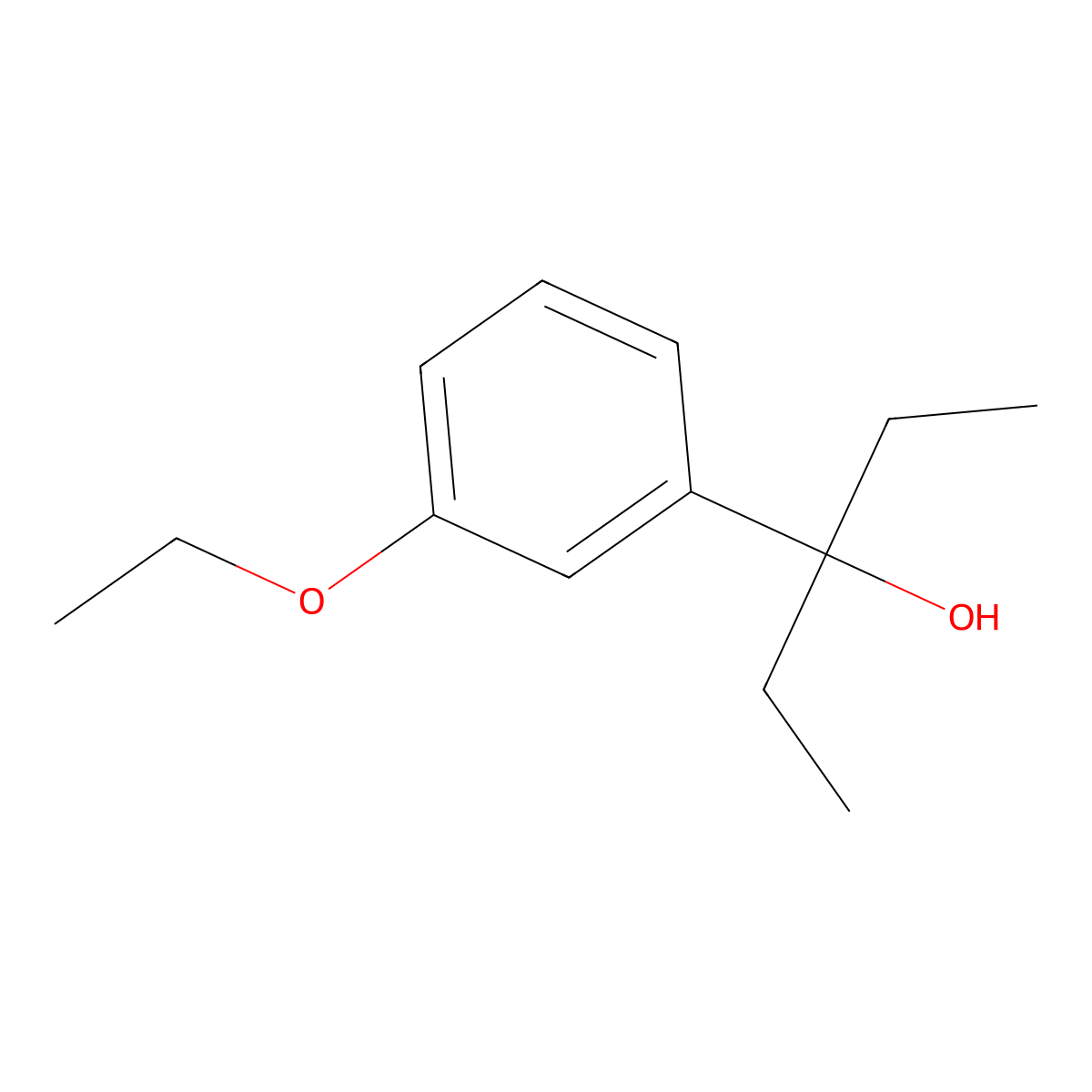 3-(3-Ethoxyphenyl)-3-pentanol molecular structure, CAS 1443338-76-8