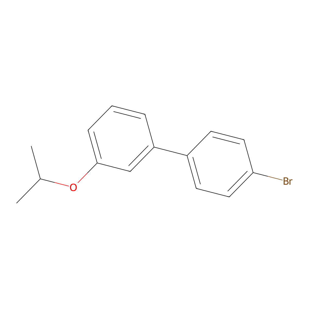 4-Bromo-3'-iso-propoxybiphenyl molecular structure, CAS 1443338-87-1