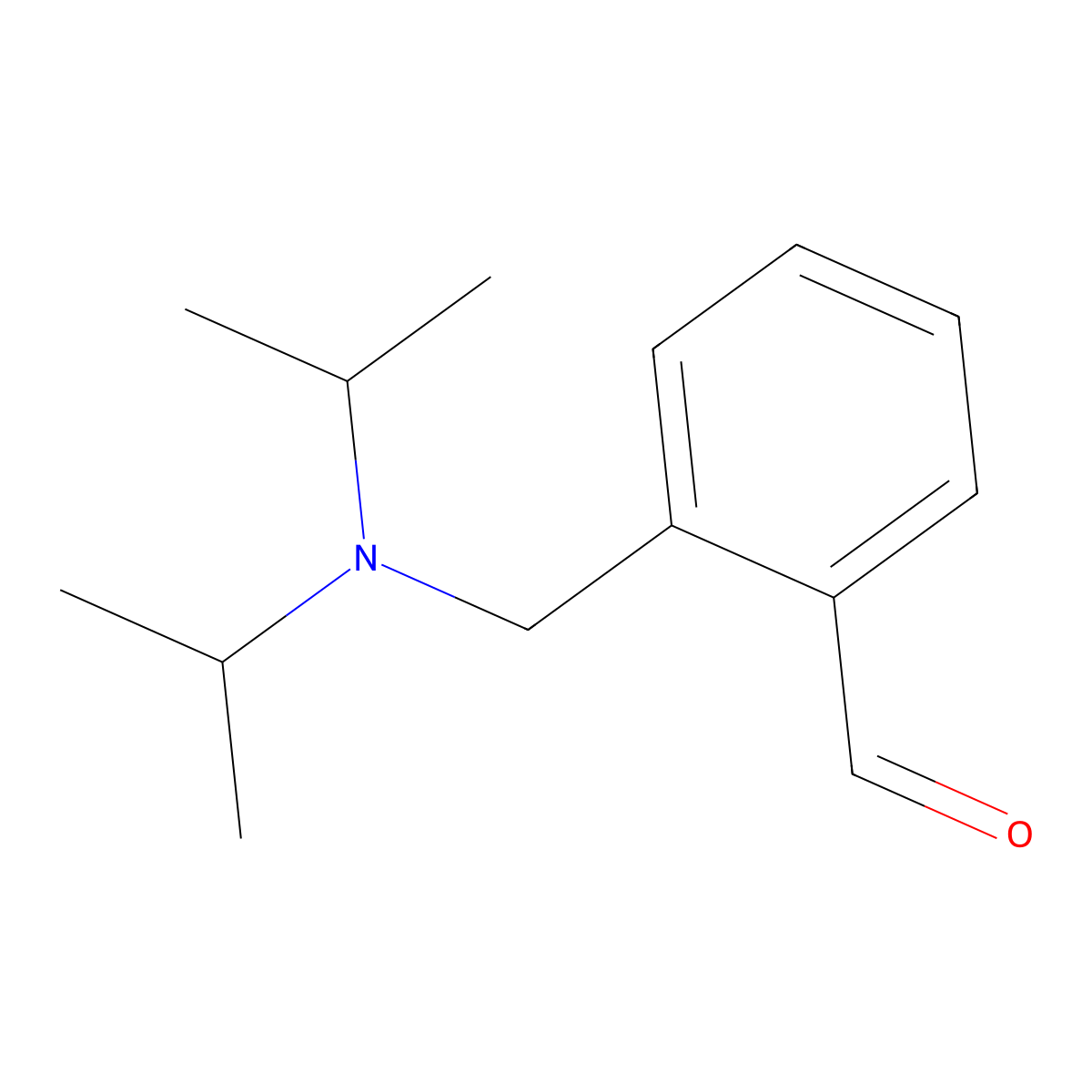 2-((Diisopropylamino)methyl)benzaldehyde molecular structure, CAS 1443339-16-9