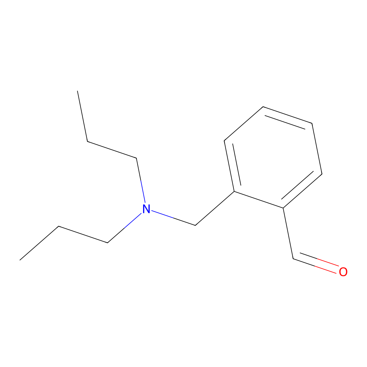 2-((Dipropylamino)methyl)benzaldehyde molecular structure, CAS 1443339-30-7