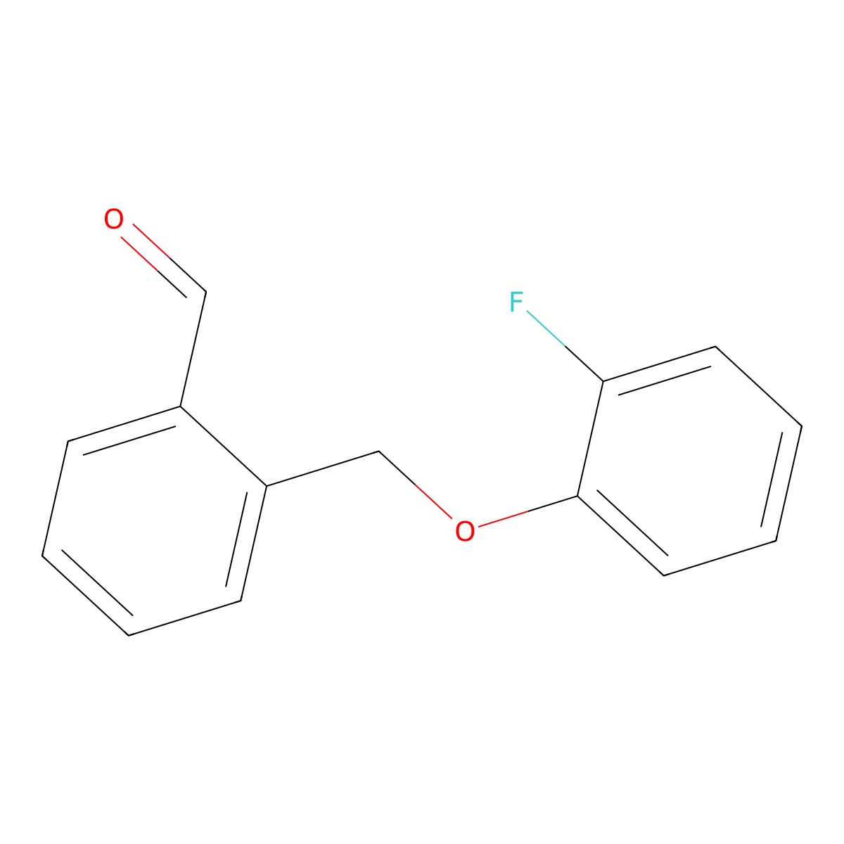 2-((2-Fluorophenoxy)methyl)benzaldehyde molecular structure, CAS 1443339-49-8