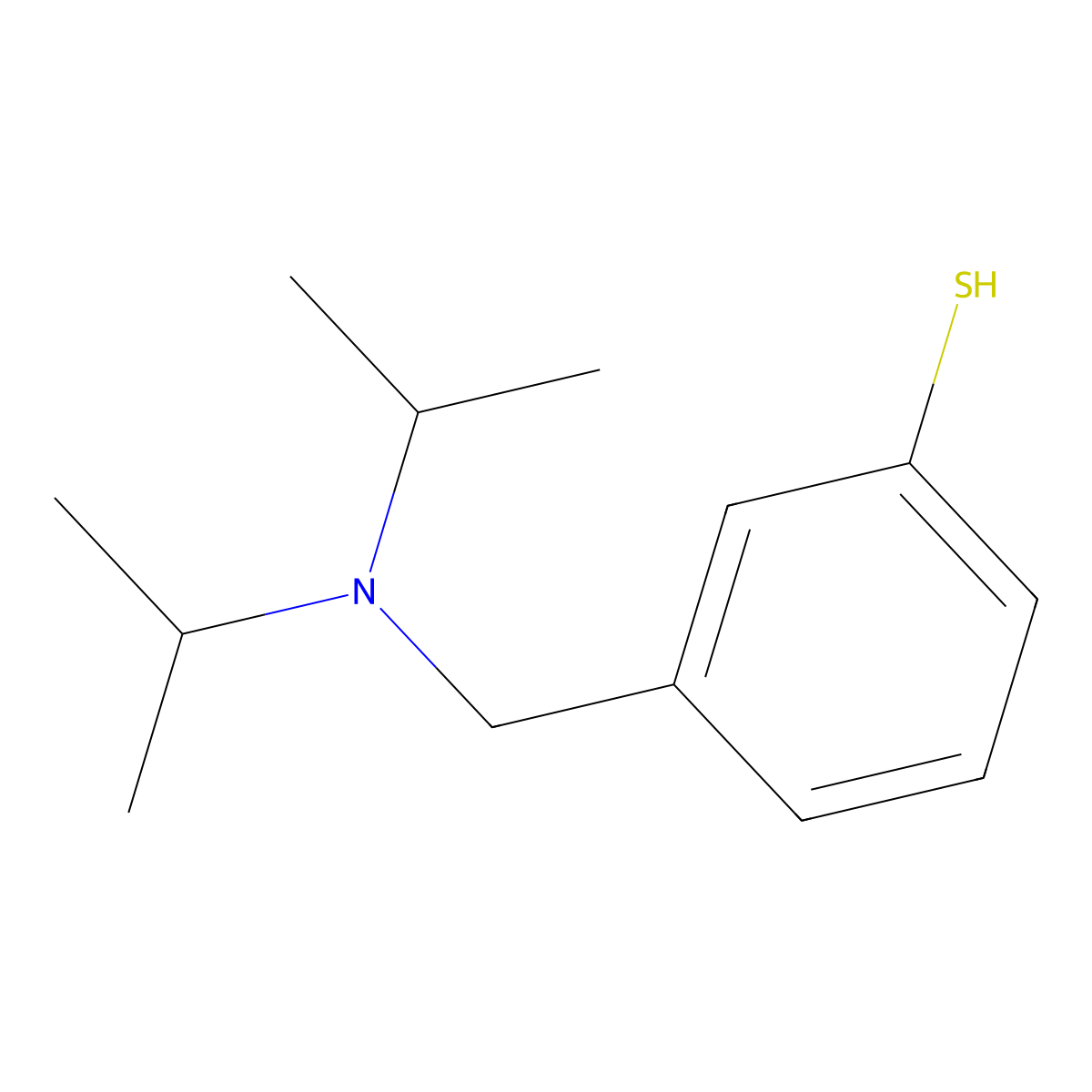 3-[(Di-iso-propylamino)methyl]thiophenol molecular structure, CAS 1443340-05-3