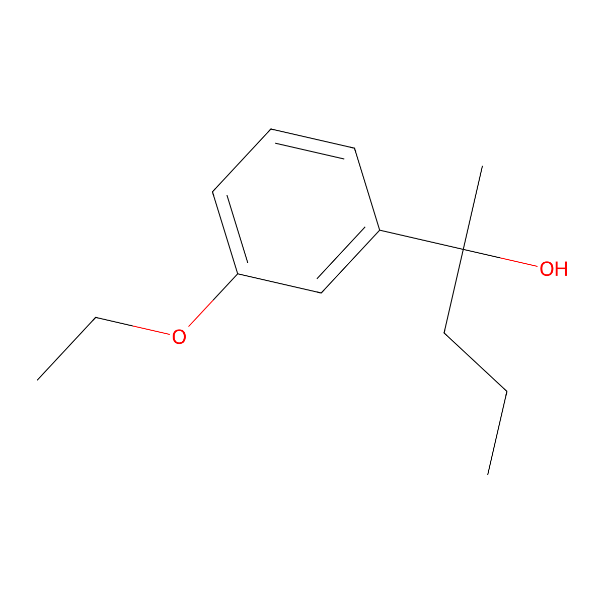 2-(3-Ethoxyphenyl)-2-pentanol molecular structure, CAS 1443340-11-1