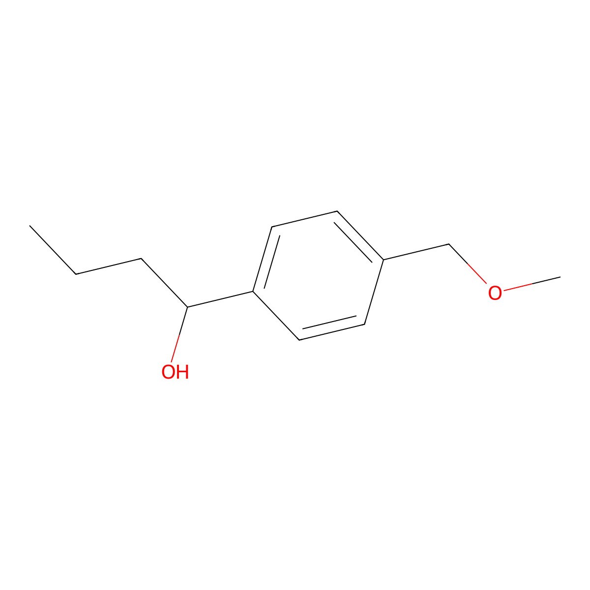 1-(4-Methoxymethylphenyl)-1-butanol molecular structure, CAS 1443340-22-4