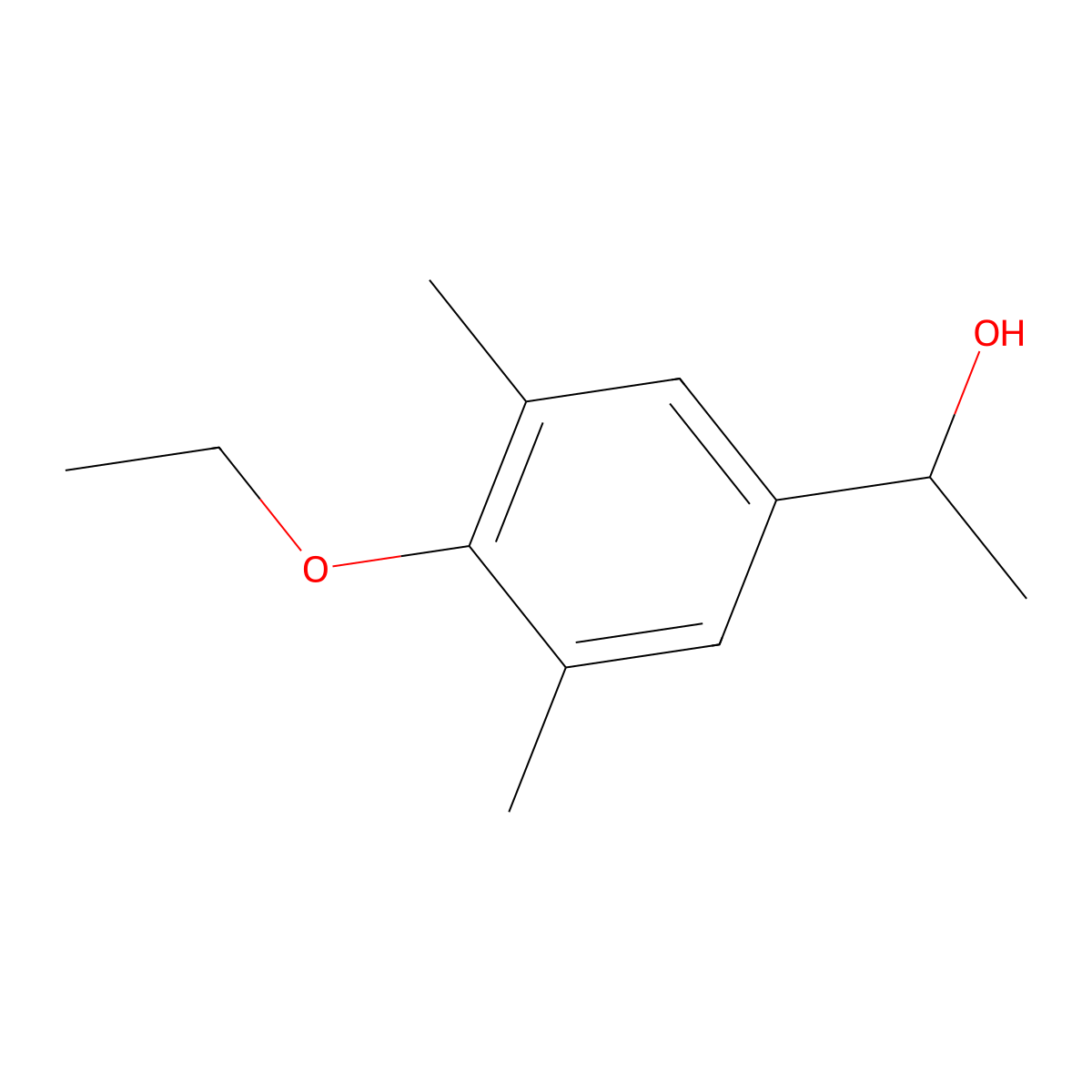 1-(4-Ethoxy-3,5-dimethylphenyl)ethanol molecular structure, CAS 1443340-25-7