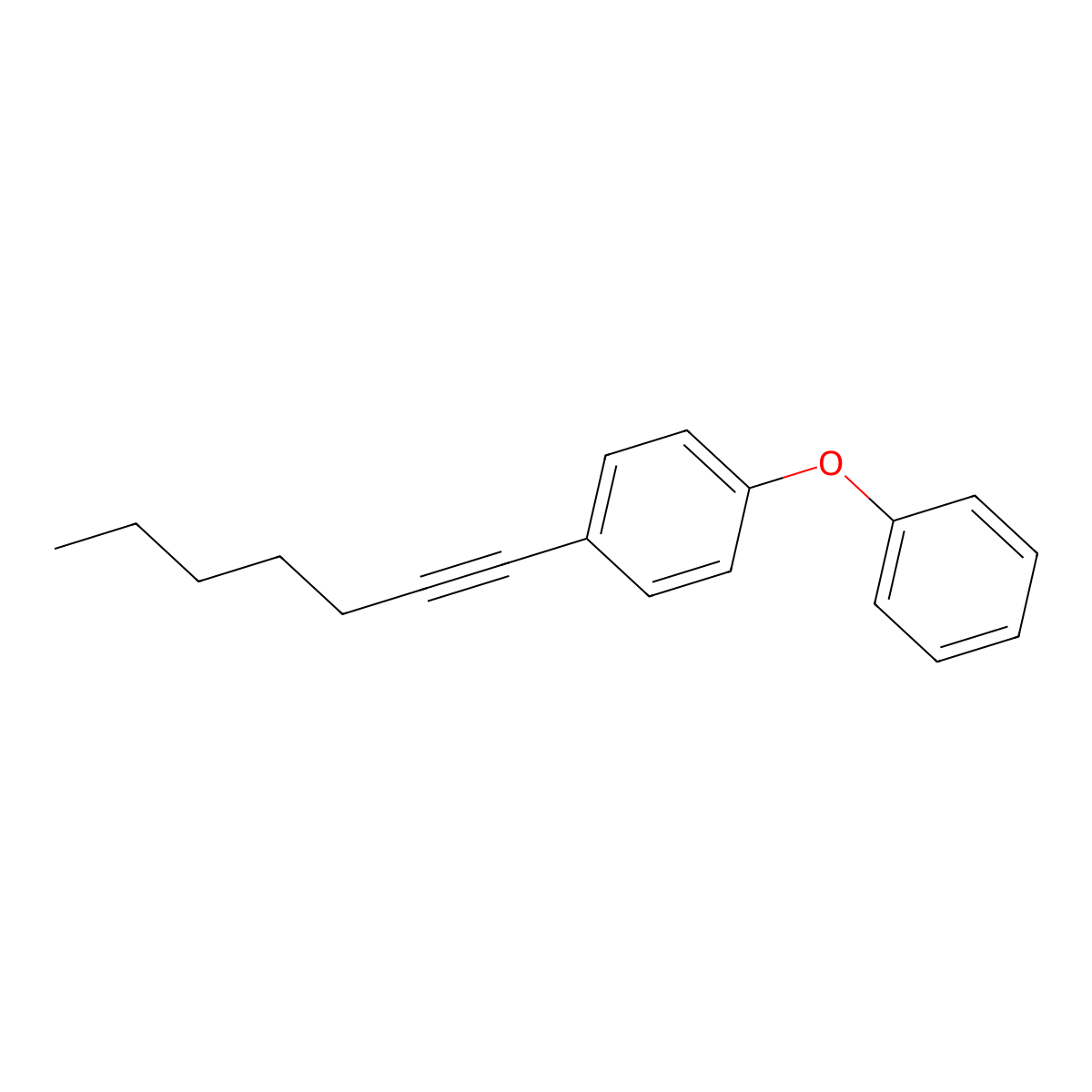 1-(Hept-1-yn-1-yl)-4-phenoxybenzene molecular structure, CAS 1443340-50-8