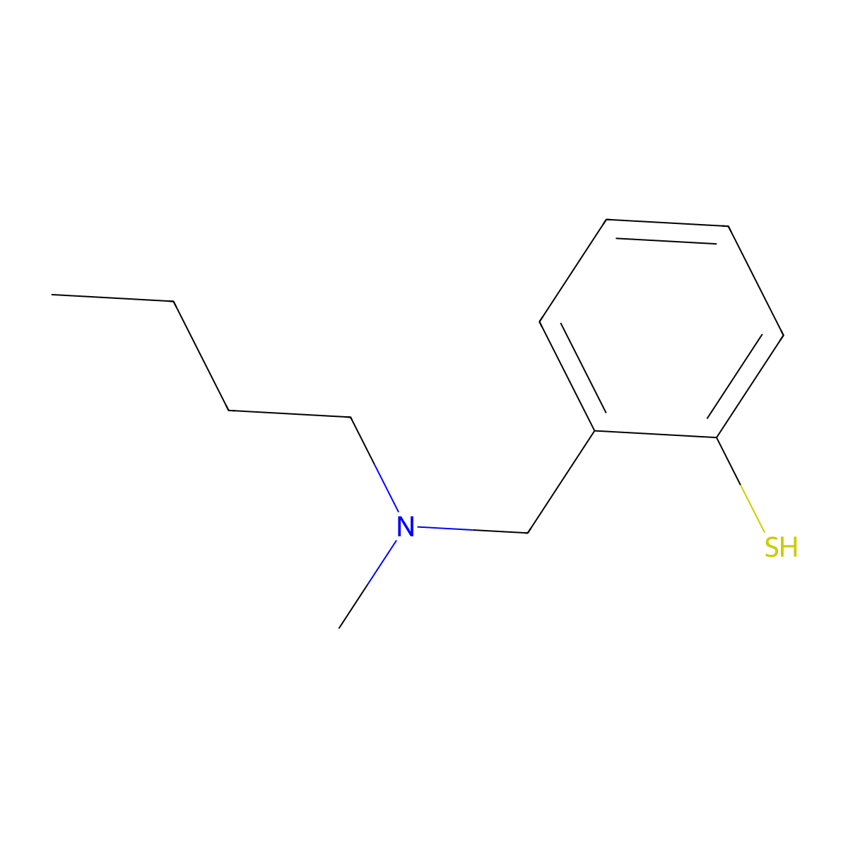 2-[(N-n-Butylmethylamino)methyl]thiophenol molecular structure, CAS 1443340-69-9
