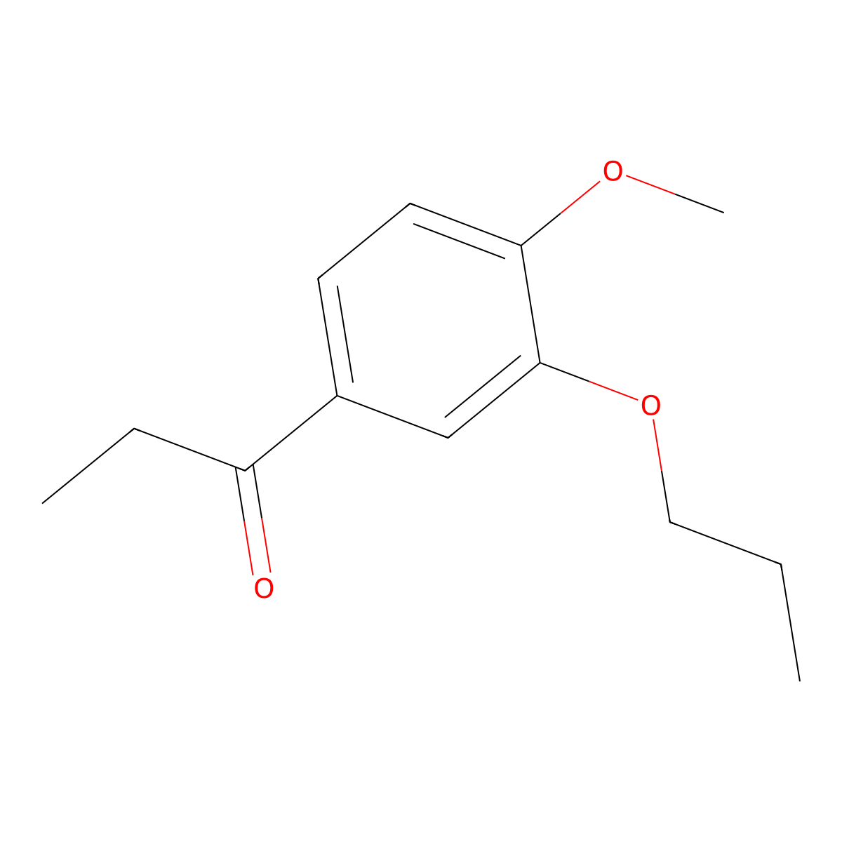 1-(4-Methoxy-3-propoxyphenyl)propan-1-one molecular structure, CAS 1443340-70-2