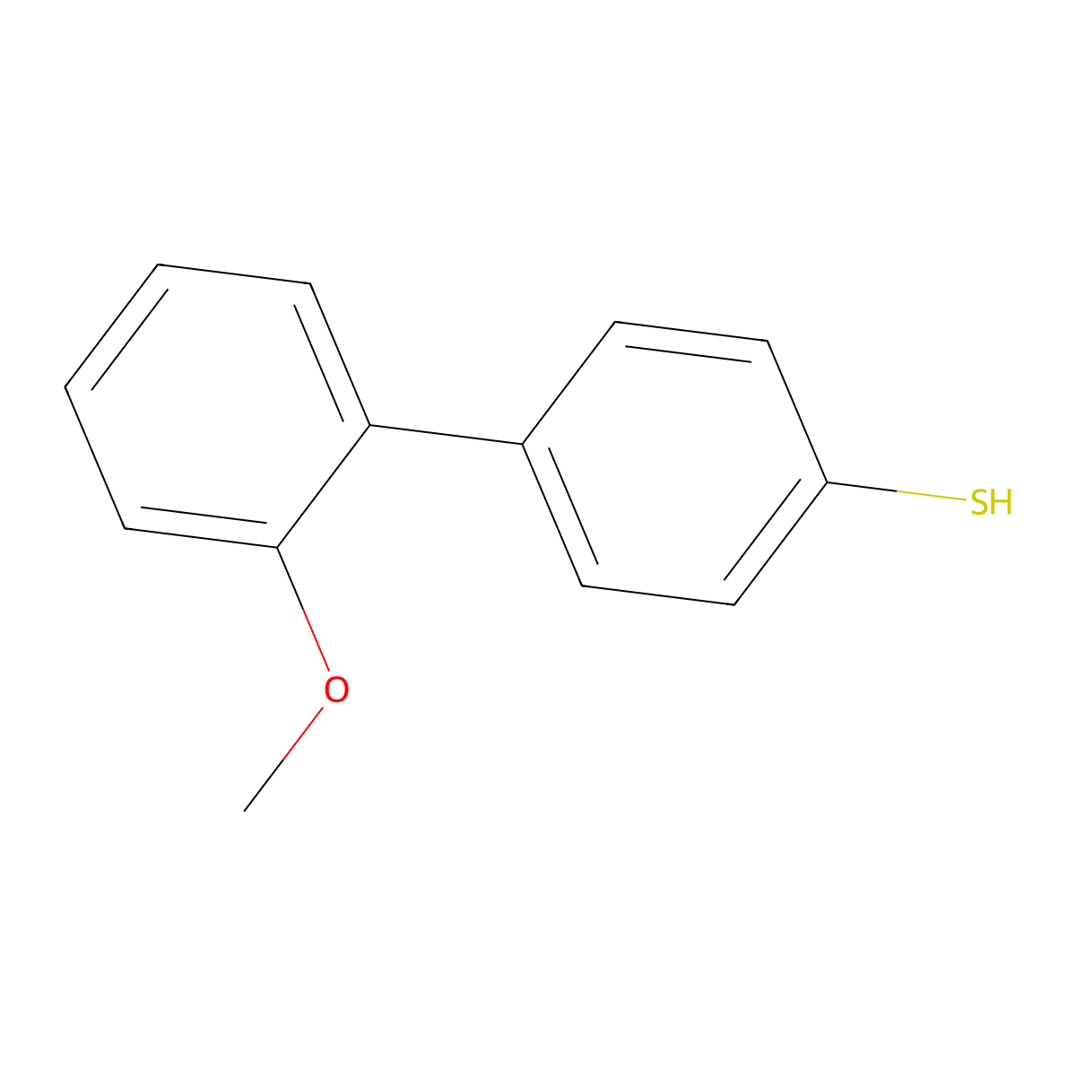 4-(2-Methoxyphenyl)thiophenol molecular structure, CAS 1443340-89-3
