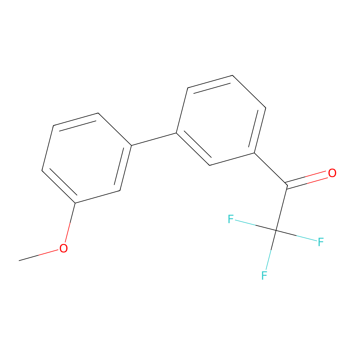 3'-(3-Methoxyphenyl)-2,2,2-trifluoroacetophenone molecular structure, CAS 1443341-43-2