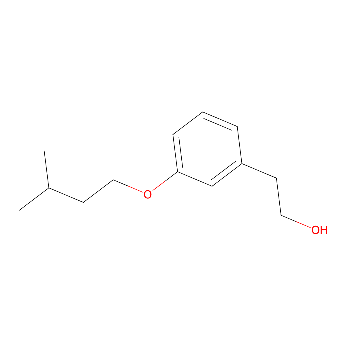 2-(3-(Isopentyloxy)phenyl)ethanol molecular structure, CAS 1443341-85-2