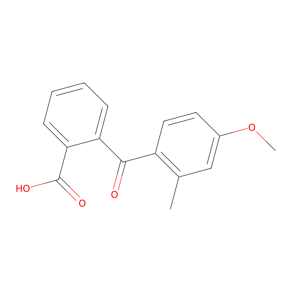 2-(4-Methoxy-2-methylbenzoyl)benzoic acid molecular structure, CAS 1443342-07-1