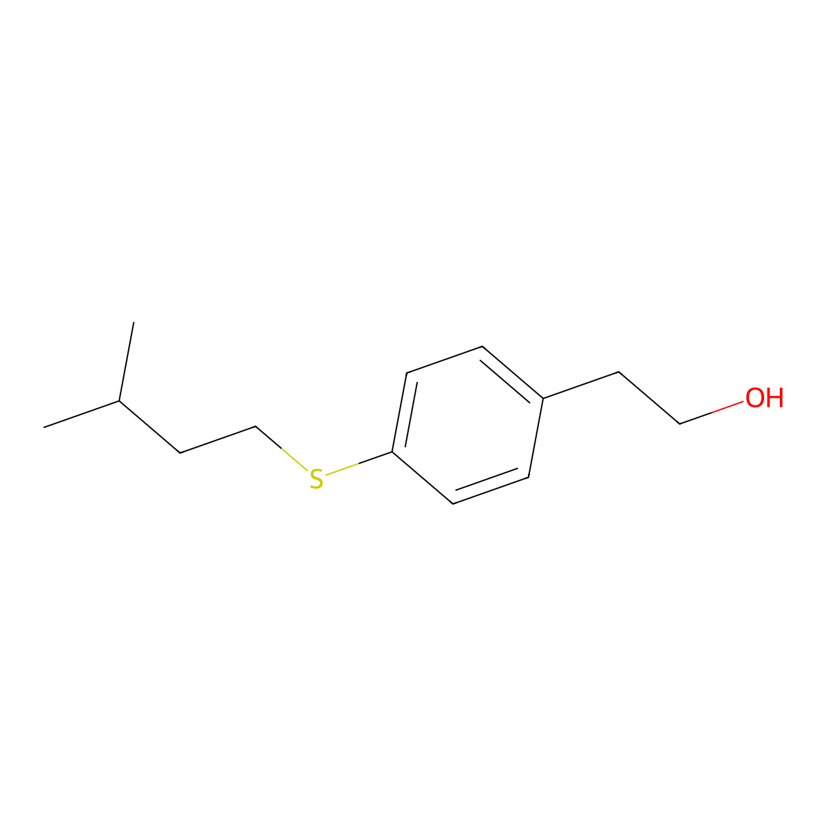 4-(iso-Pentylthio)benzaldehyde molecular structure, CAS 1443342-34-4