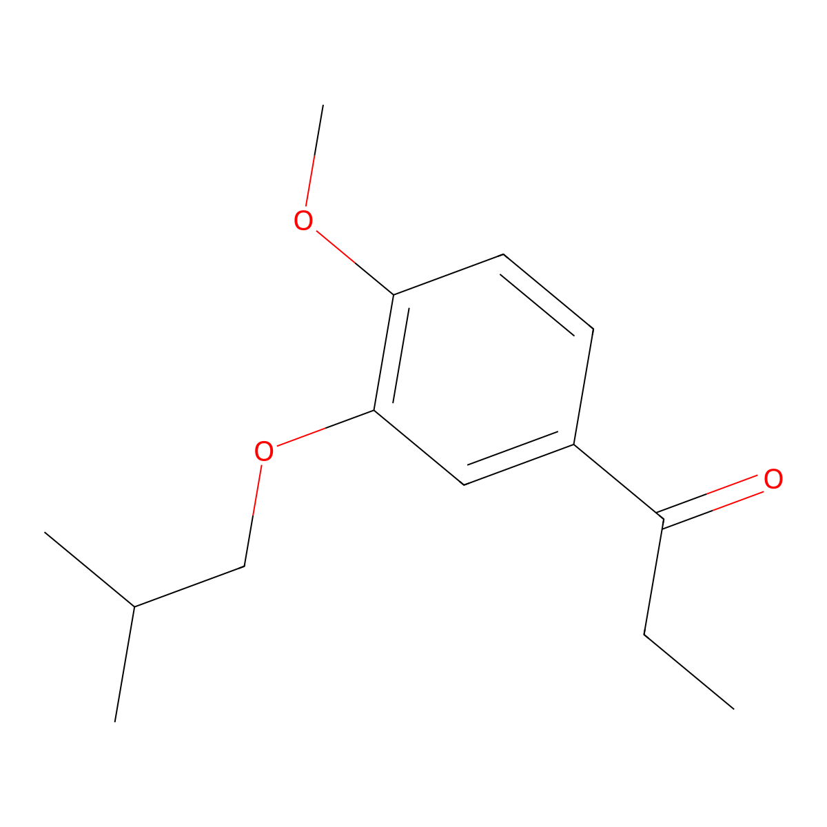 3'-iso-Butoxy-4'-methoxypropiophenone molecular structure, CAS 1443343-12-1