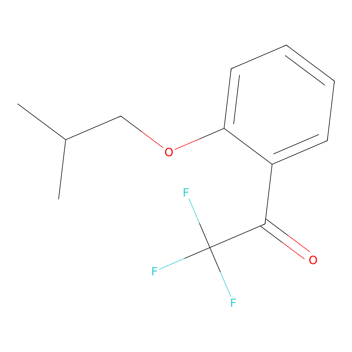2'-iso-Butoxy-2,2,2-trifluoroacetophenone molecular structure, CAS 1443343-54-1