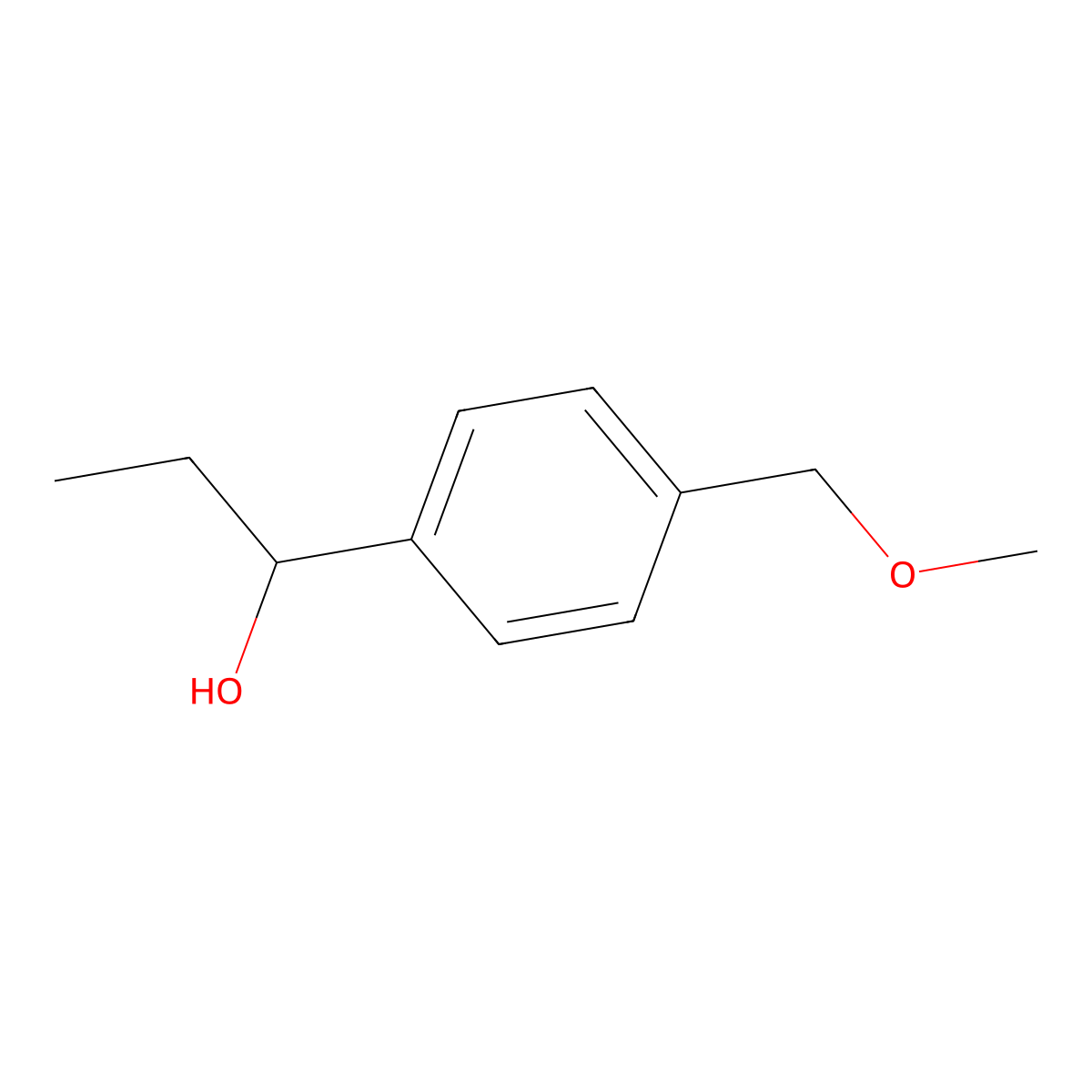 1-(4-Methoxymethylphenyl)-1-propanol molecular structure, CAS 1443343-72-3