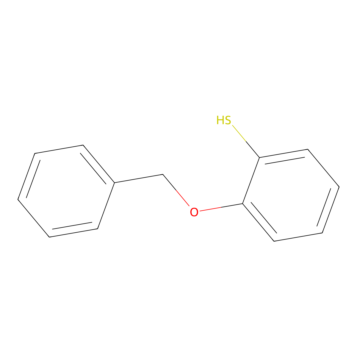 2-(Benzyloxy)thiophenol molecular structure, CAS 1443344-85-1