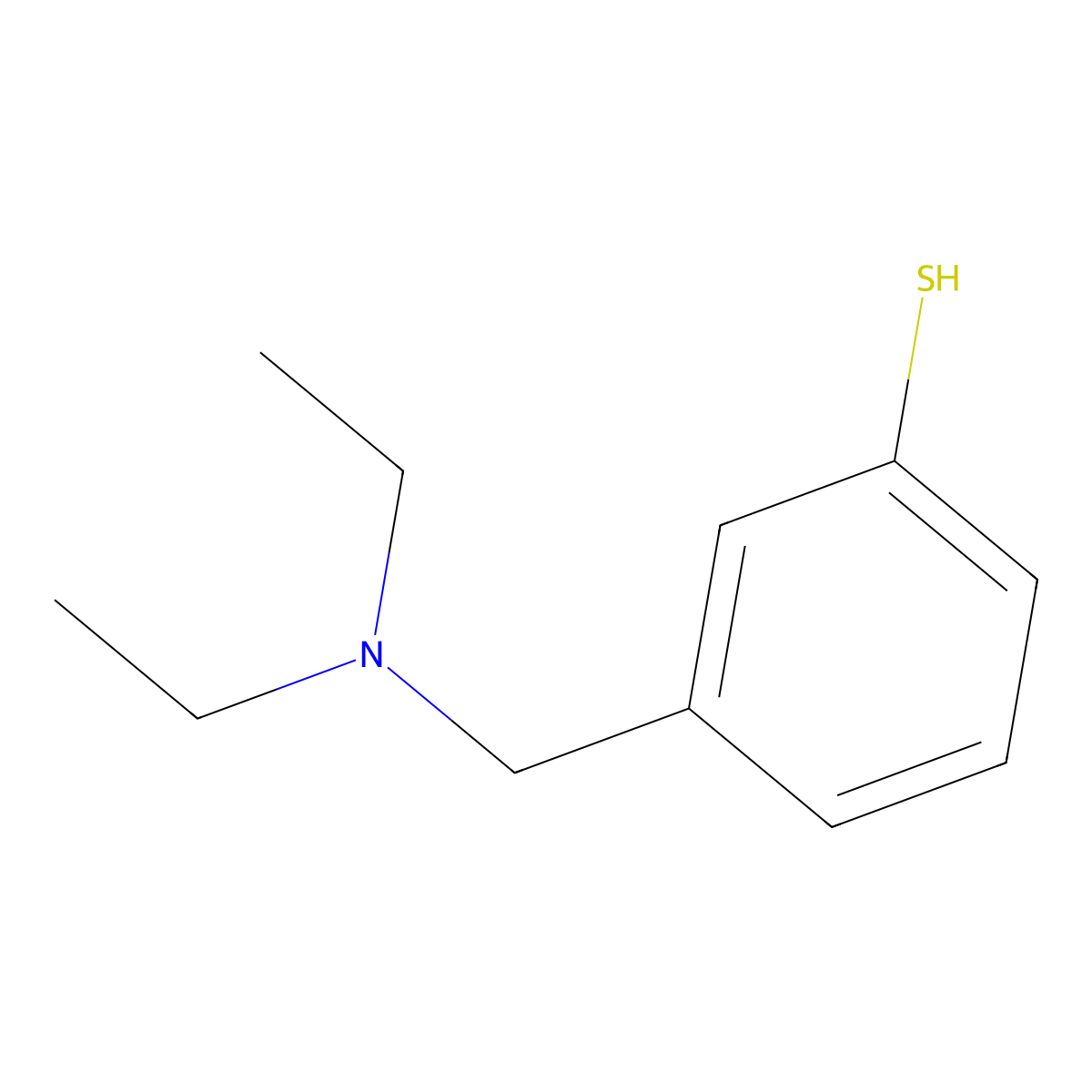 3-[(Diethylamino)methyl]thiophenol molecular structure, CAS 1443344-91-9