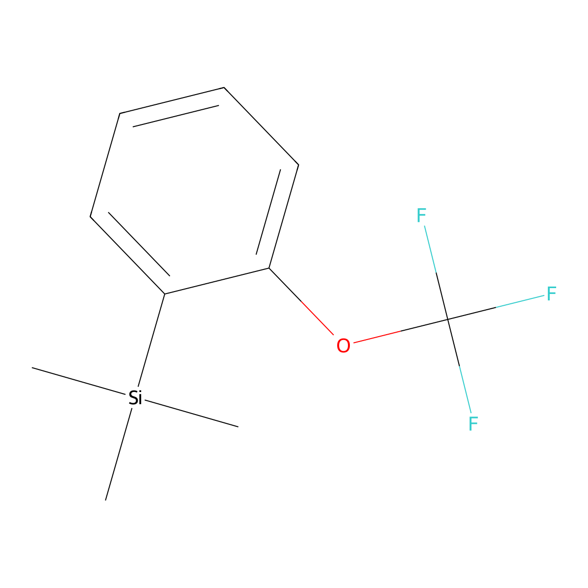 1-(Trimethylsilyl)-2-(trifluoromethoxy)benzene molecular structure, CAS 1443345-33-2