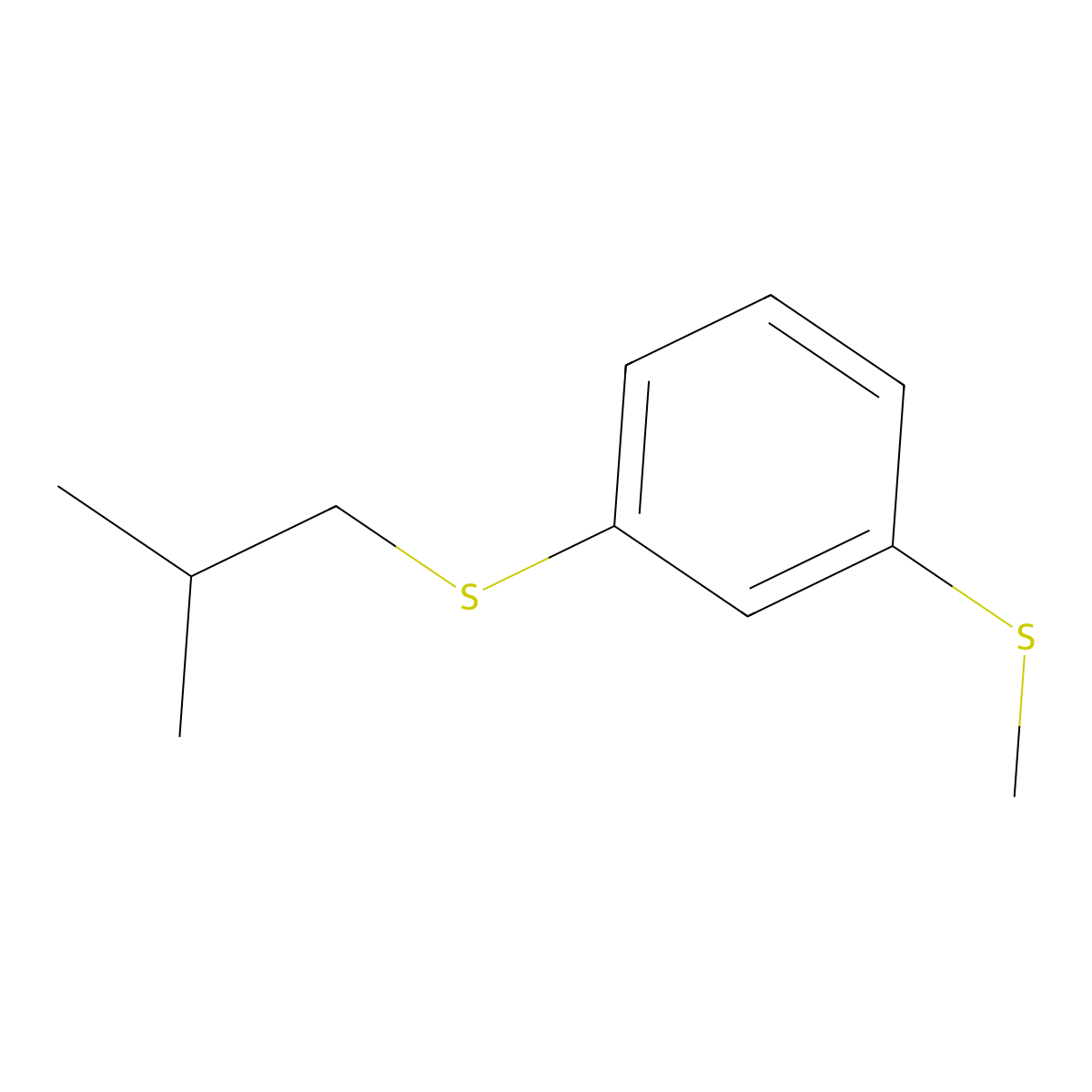 3-(iso-Butylthio)phenyl methyl sulfide molecular structure, CAS 1443345-37-6