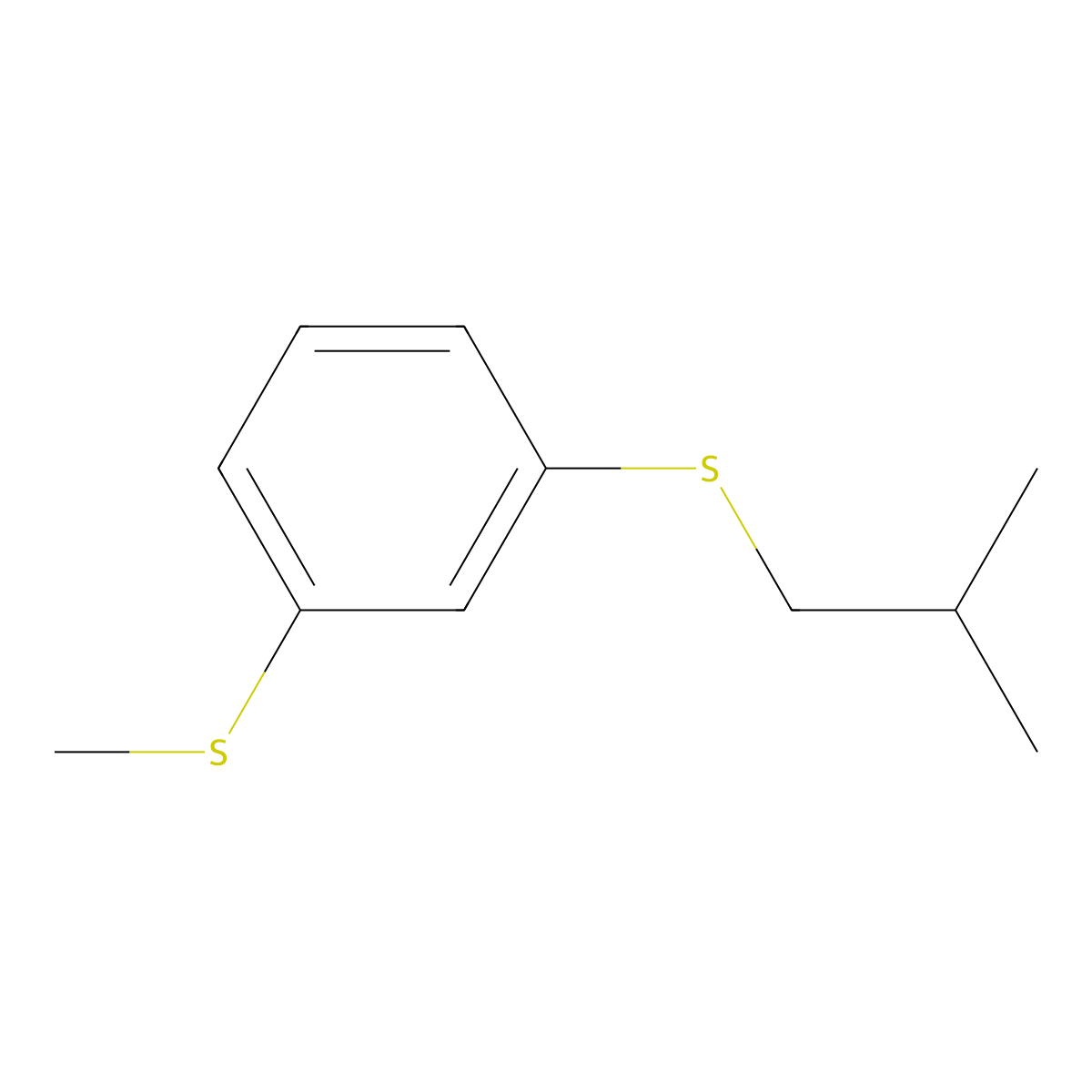 3-(iso-Butylthio)phenyl methyl sulfide molecular structure, CAS 1443345-37-6