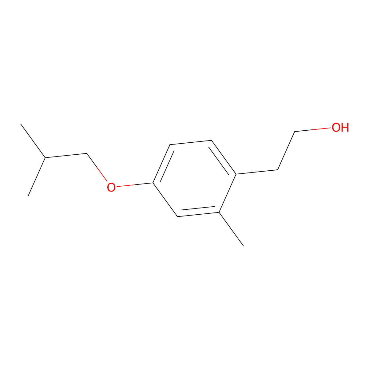 4-iso-Butoxy-2-methylphenethyl alcohol molecular structure, CAS 1443345-52-5