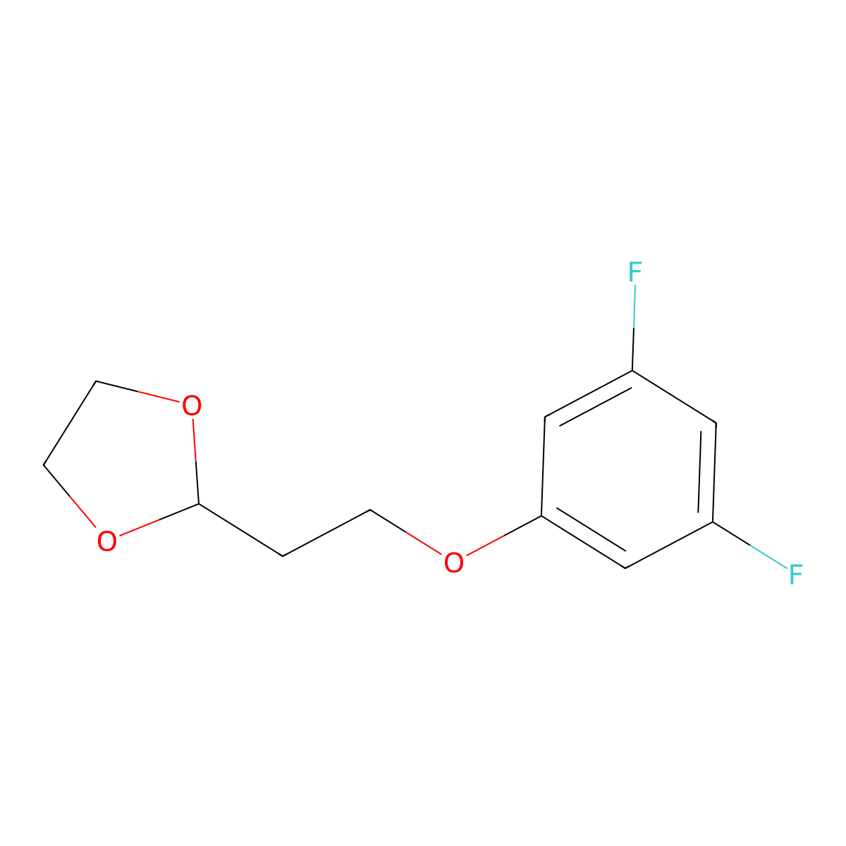 2-[2-(3,5-Difluoro-phenoxy)ethyl]-1,3-dioxolane molecular structure, CAS 1443345-85-4
