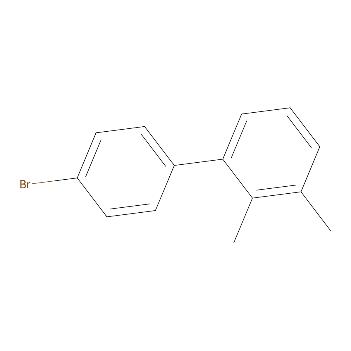 4-Bromo-2',3'-dimethylbiphenyl molecular structure, CAS 1443346-01-7