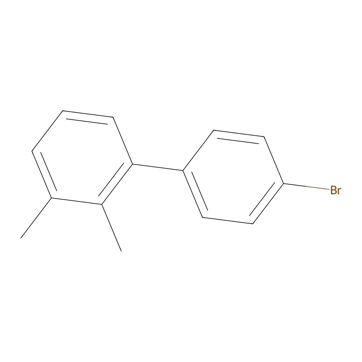 4-Bromo-2',3'-dimethylbiphenyl molecular structure, CAS 1443346-01-7