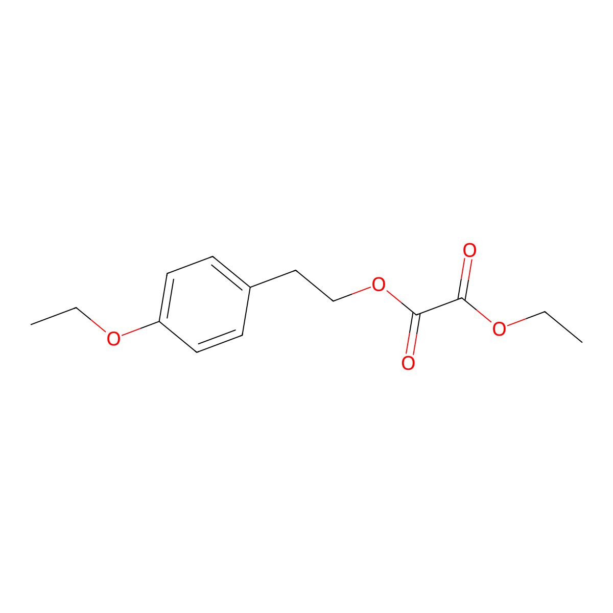 O1-[2-(4-Ethoxyphenyl)ethyl] O2-ethyl oxalate molecular structure, CAS 1443346-10-8