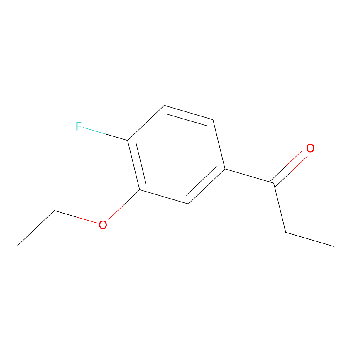1-(3-Ethoxy-4-fluorophenyl)propan-1-one molecular structure, CAS 1443346-13-1