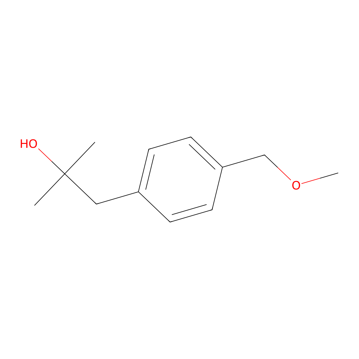 1-(4-(Methoxymethyl)phenyl)-2-methylpropan-2-ol molecular structure, CAS 1443346-38-0
