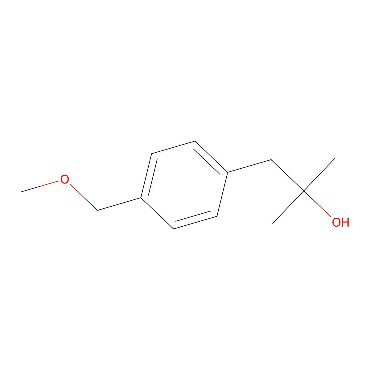 1-(4-(Methoxymethyl)phenyl)-2-methylpropan-2-ol molecular structure, CAS 1443346-38-0