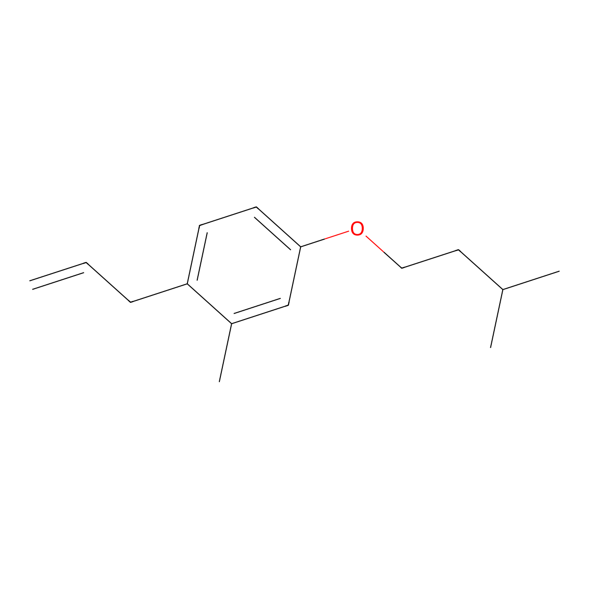 3-(2-Methyl-4-iso-pentoxyphenyl)-1-propene molecular structure, CAS 1443346-51-7