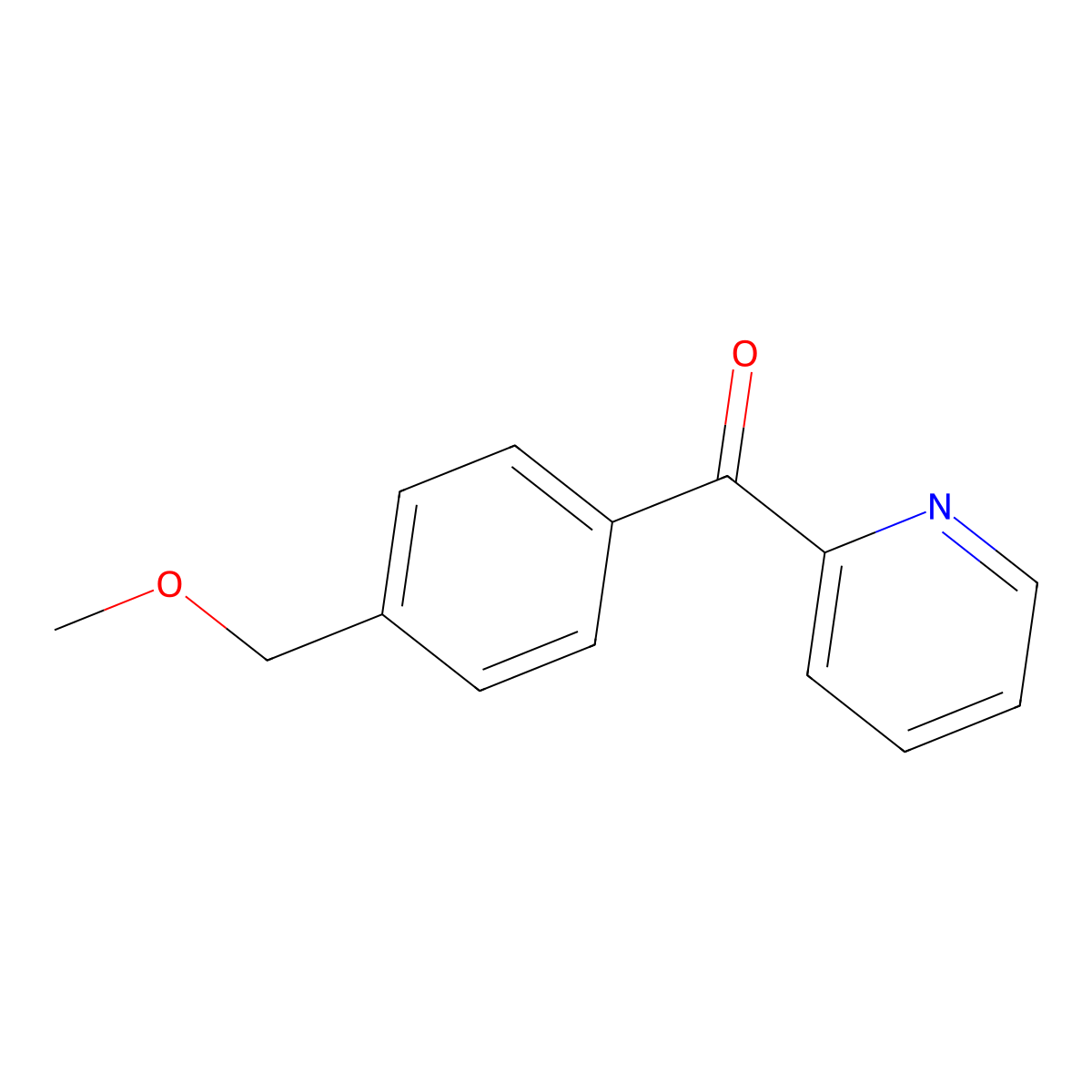 2-(4-Methoxymethylbenzoyl)pyridine molecular structure, CAS 1443346-75-5