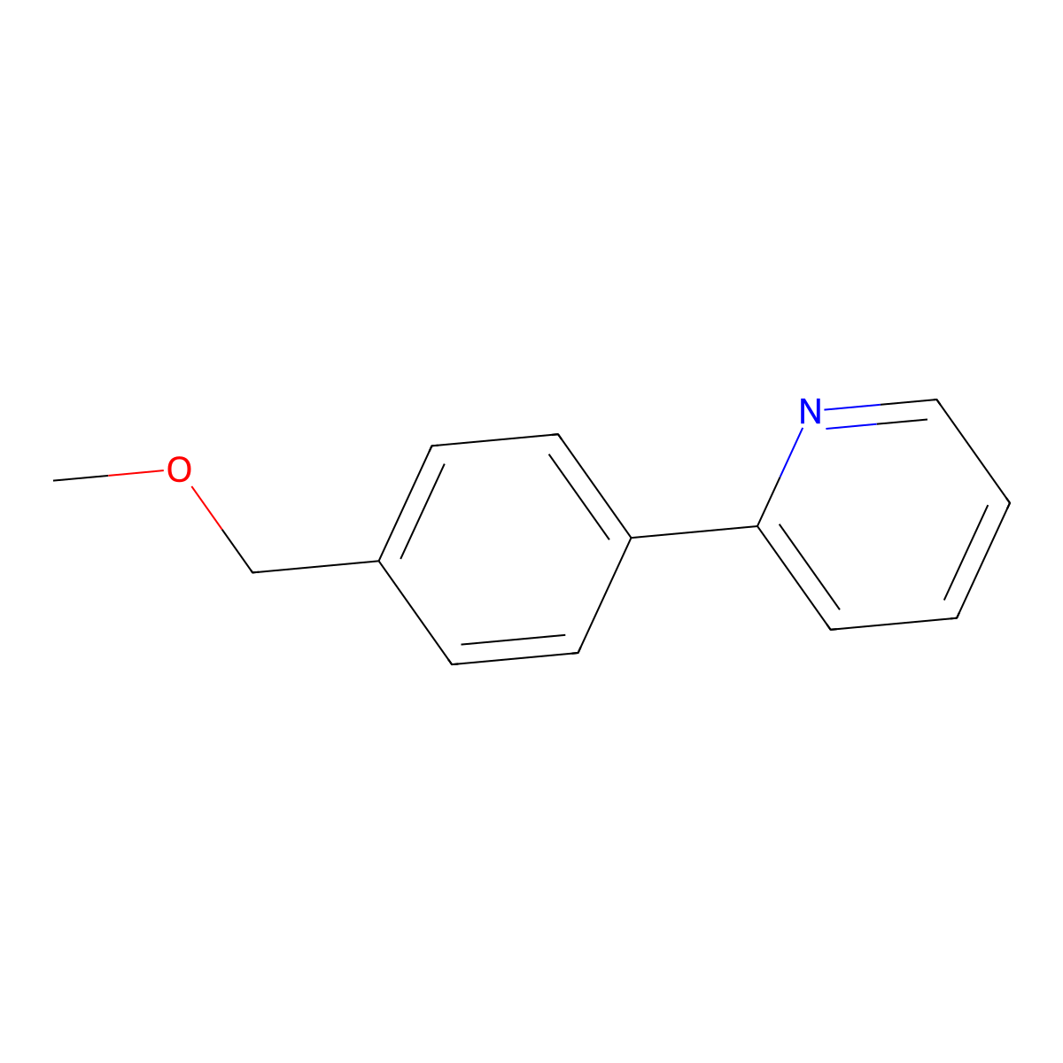 2-(4-Methoxymethylphenyl)pyridine molecular structure, CAS 1443347-35-0