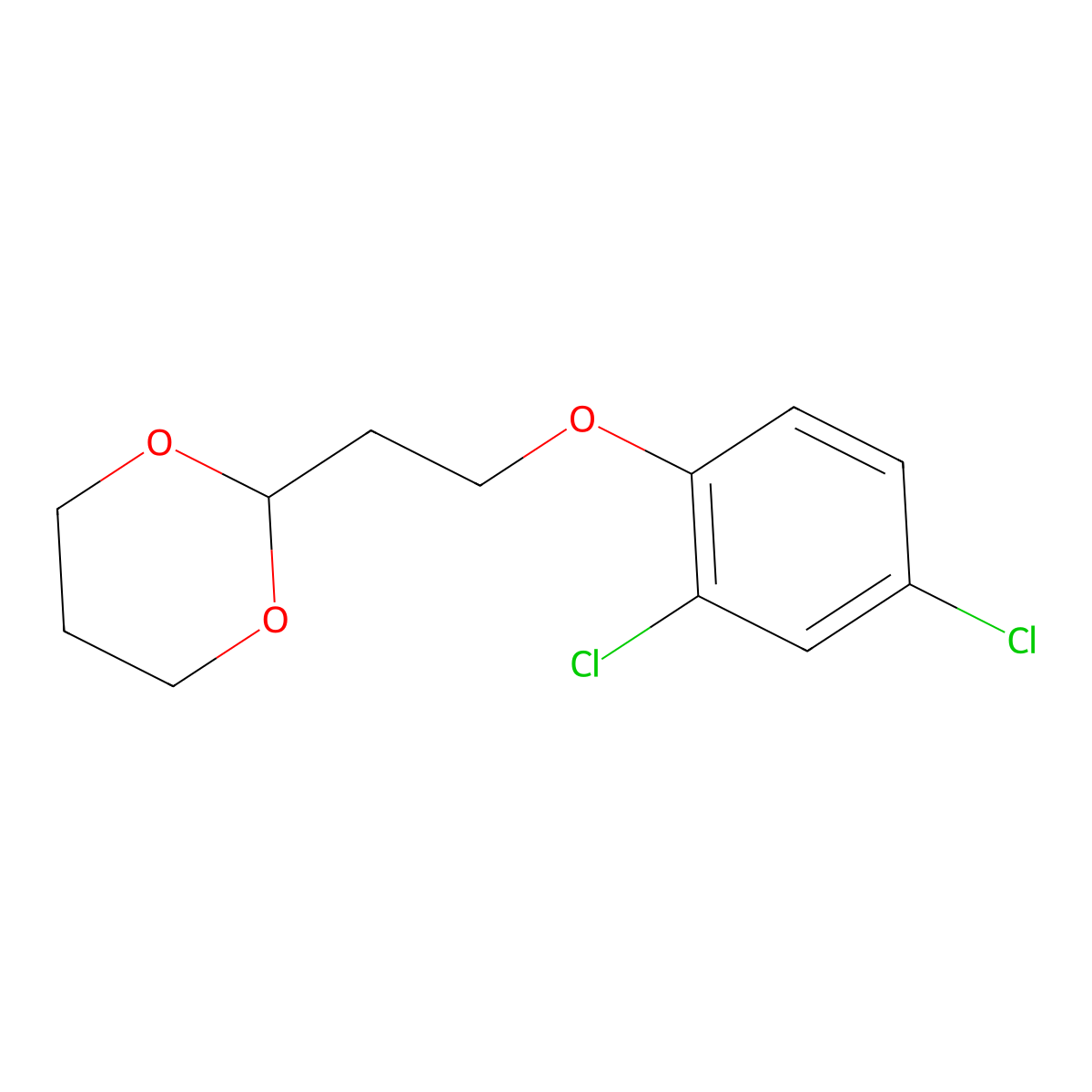 2-[2-(2,4-Dichloro-phenoxy)ethyl]-1,3-dioxane molecular structure, CAS 1443347-96-3