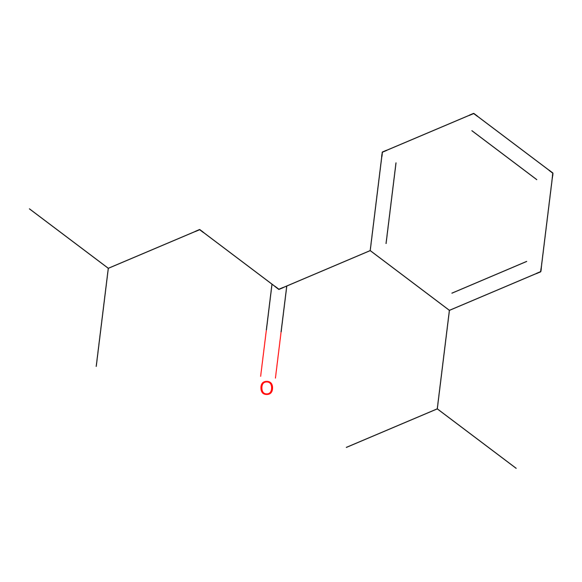 2'-iso-Propyl-3-methylbutyrophenone molecular structure, CAS 1443347-97-4