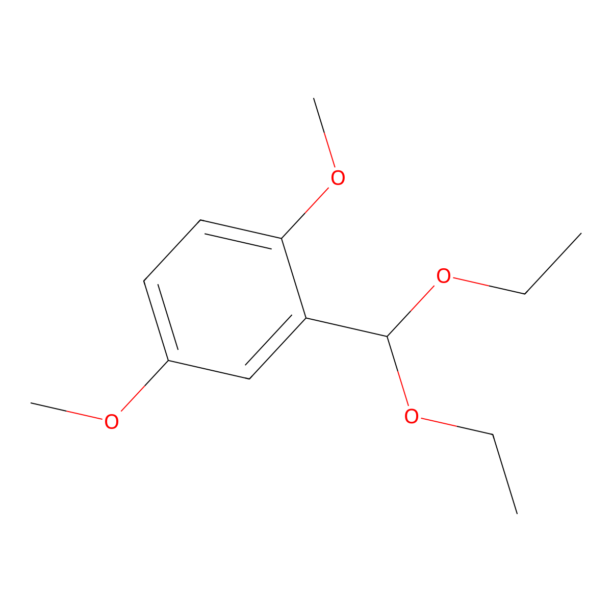 2-(Diethoxymethyl)-1,4-dimethoxybenzene molecular structure, CAS 1443348-11-5