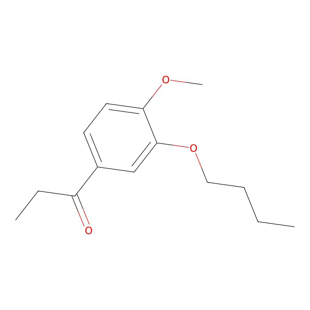 1-(3-Butoxy-4-methoxyphenyl)propan-1-one molecular structure, CAS 1443348-26-2