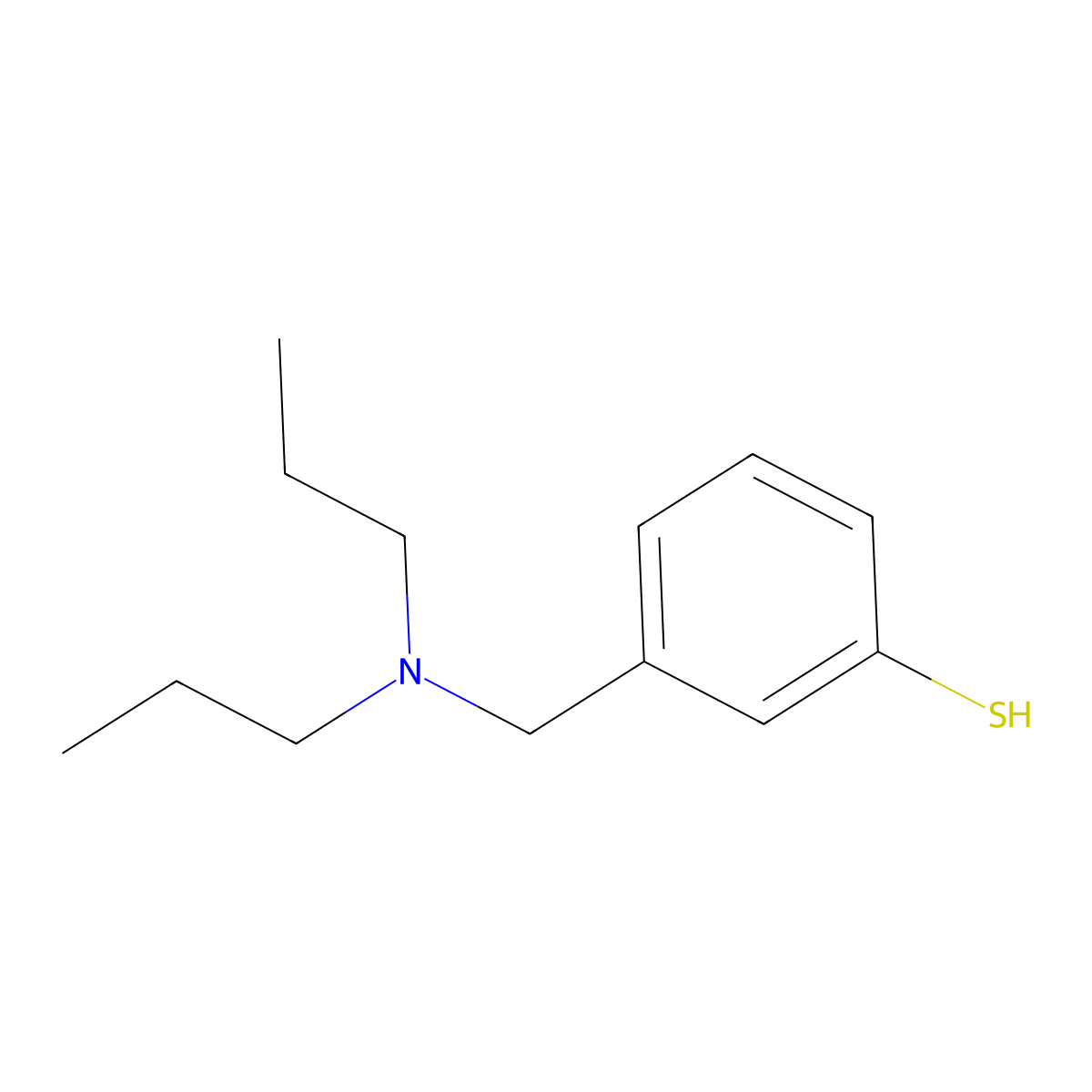 3-((Dipropylamino)methyl)benzenethiol molecular structure, CAS 1443348-37-5