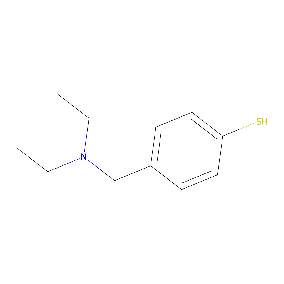 4-[(Diethylamino)methyl]thiophenol molecular structure, CAS 1443348-53-5