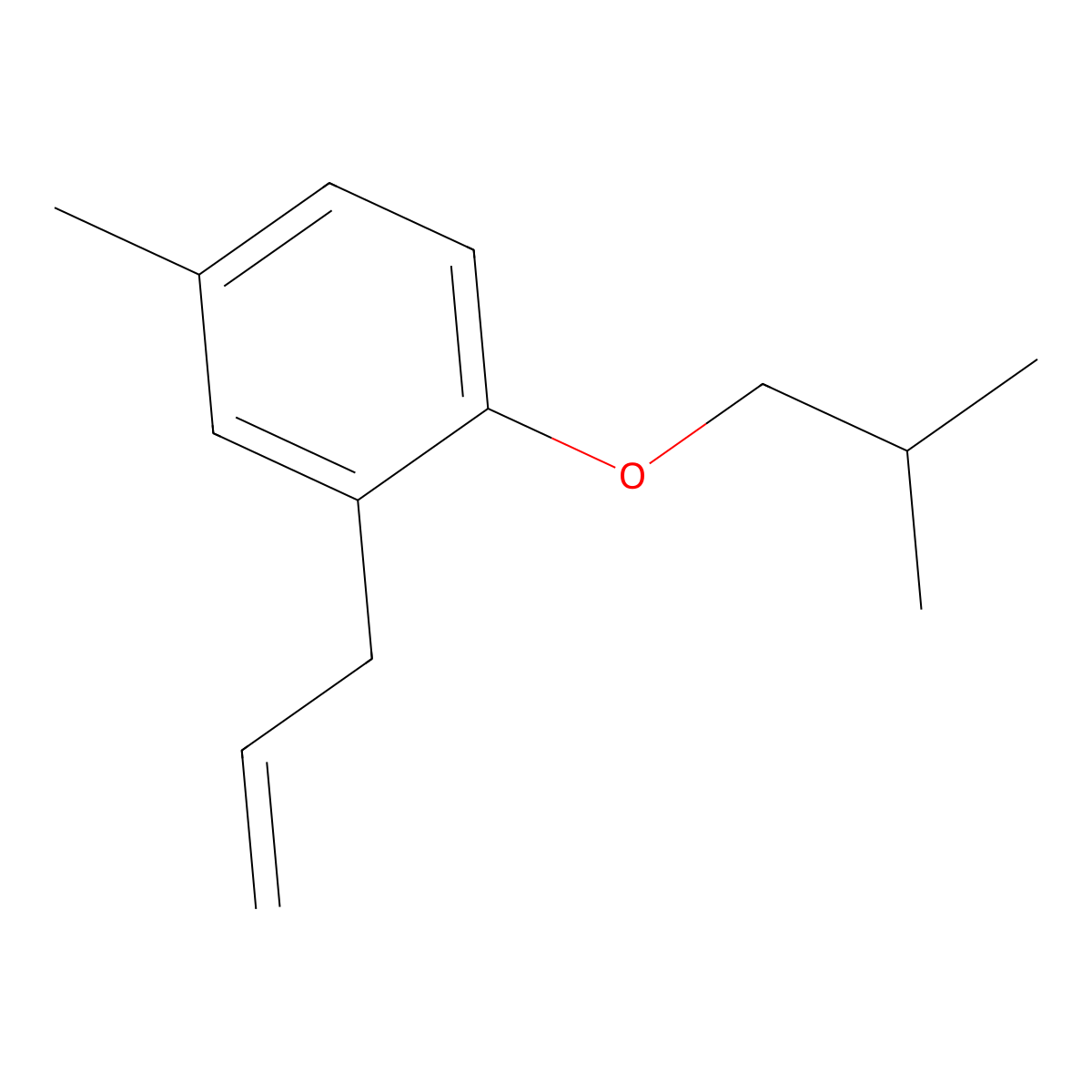 3-(2-iso-Butoxy-5-methylphenyl)-1-propene molecular structure, CAS 1443348-75-1