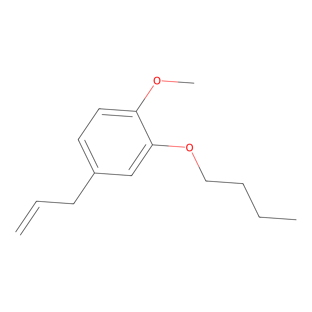 3-(3-n-Butoxy-4-methoxyphenyl)-1-propene molecular structure, CAS 1443349-19-6