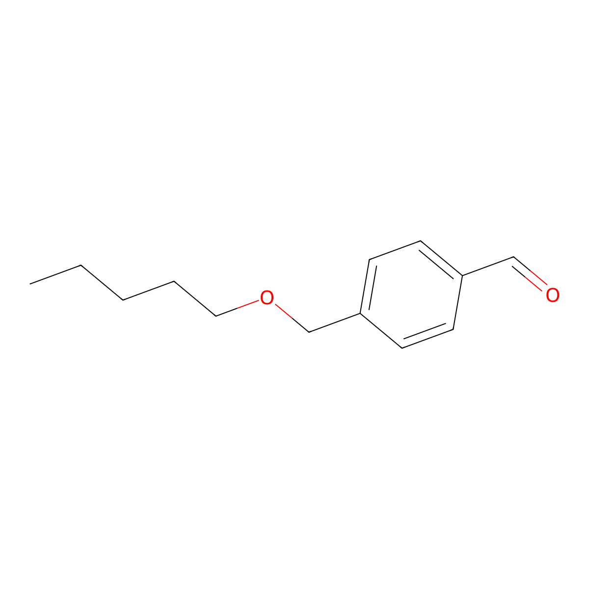 4-[(n-Pentyloxy)methyl]benzaldehyde molecular structure, CAS 1443350-57-9