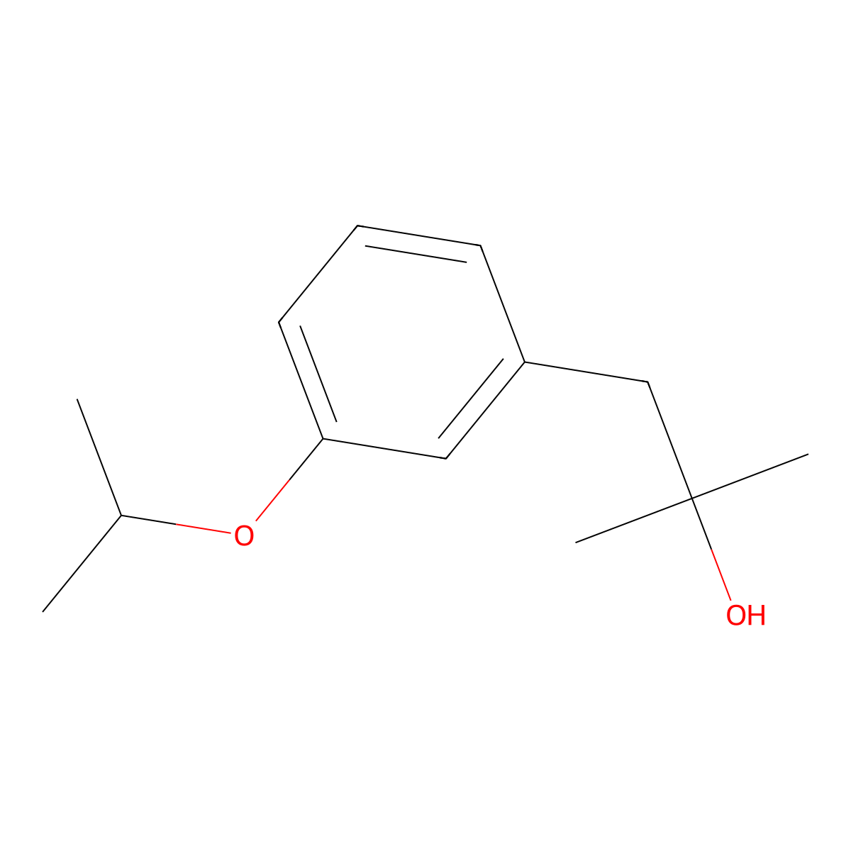 1-(3-Isopropoxyphenyl)-2-methylpropan-2-OL molecular structure, CAS 1443350-60-4