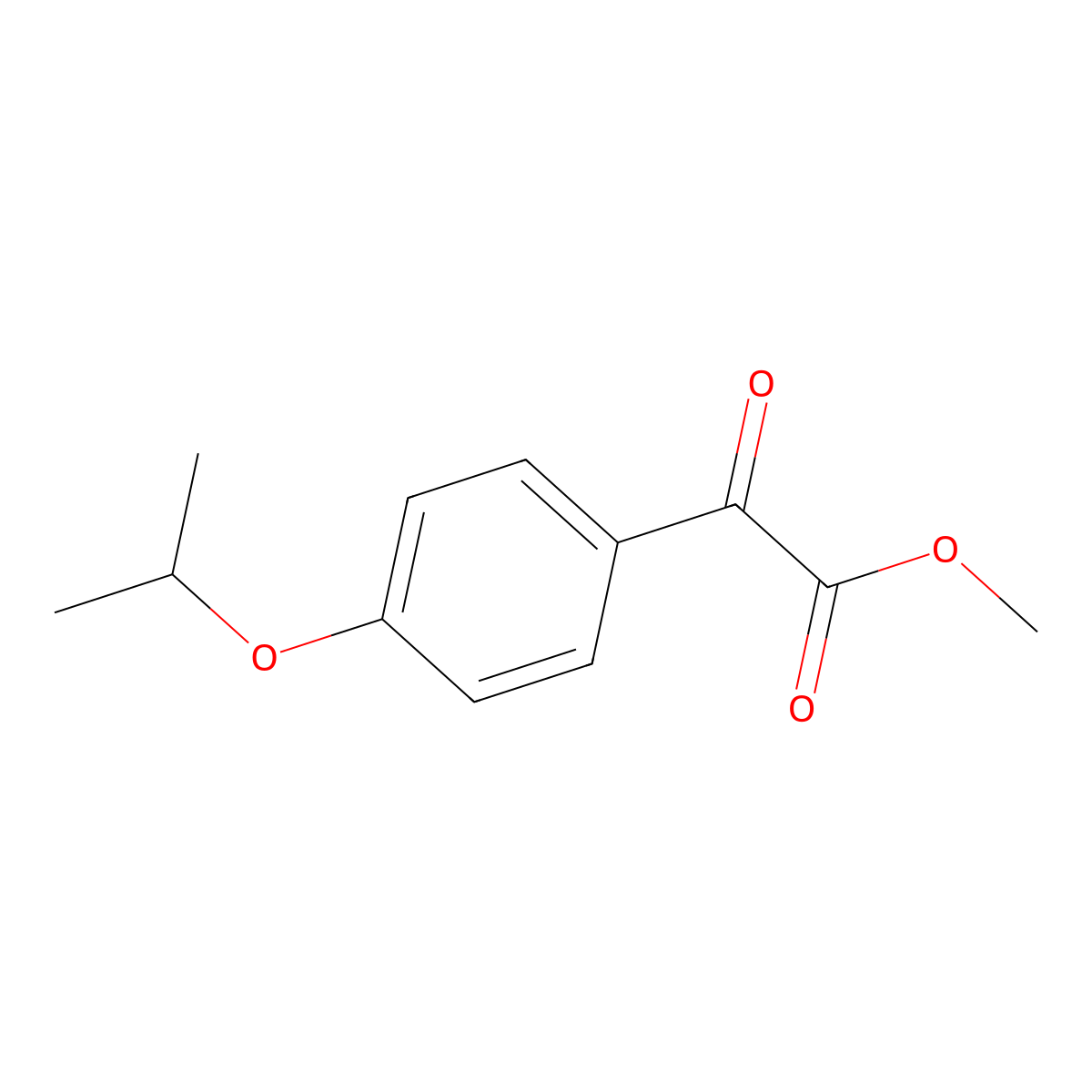 Methyl 3-iso-propoxybenzoylformate molecular structure, CAS 1443350-96-6