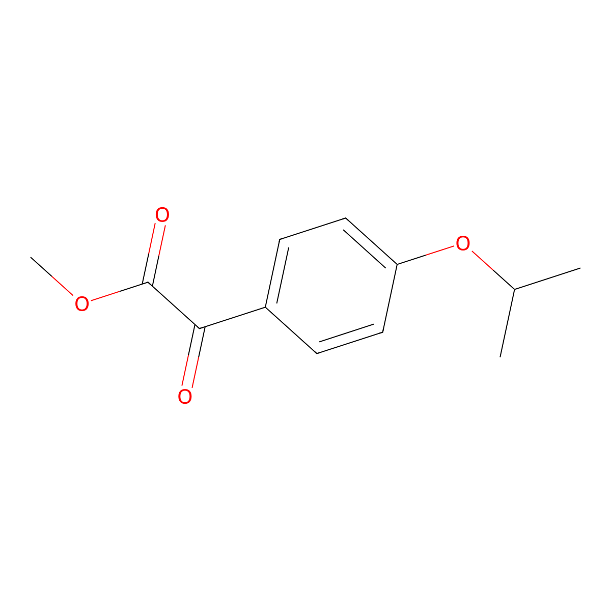Methyl 3-iso-propoxybenzoylformate molecular structure, CAS 1443350-96-6