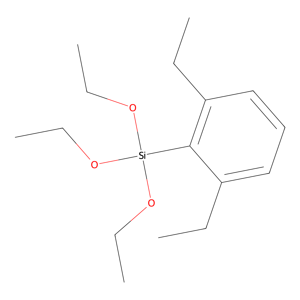 (2,6-Diethylphenyl)(triethoxy)silane molecular structure, CAS 1443351-26-5