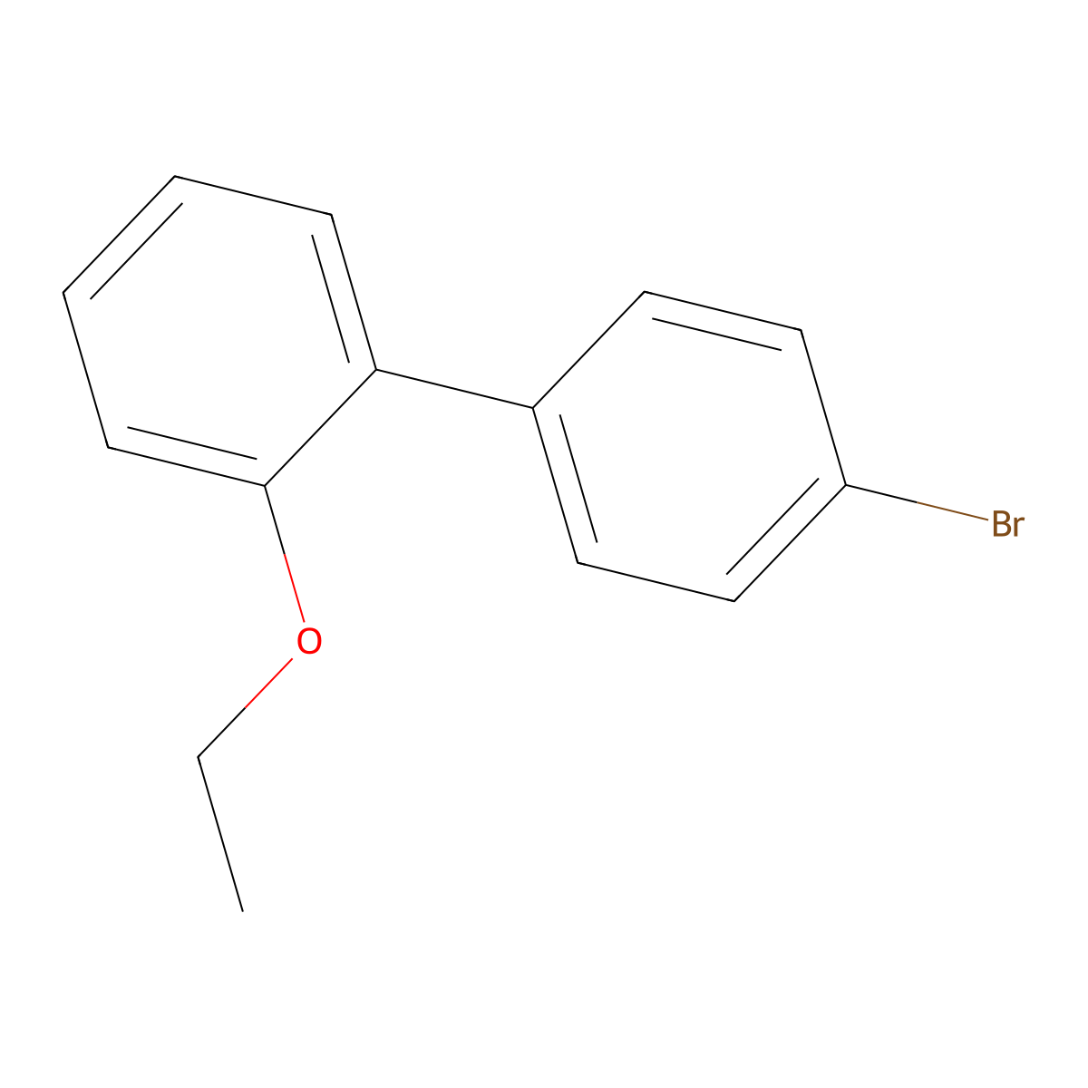 4-Bromo-2'-ethoxybiphenyl molecular structure, CAS 1443352-08-6